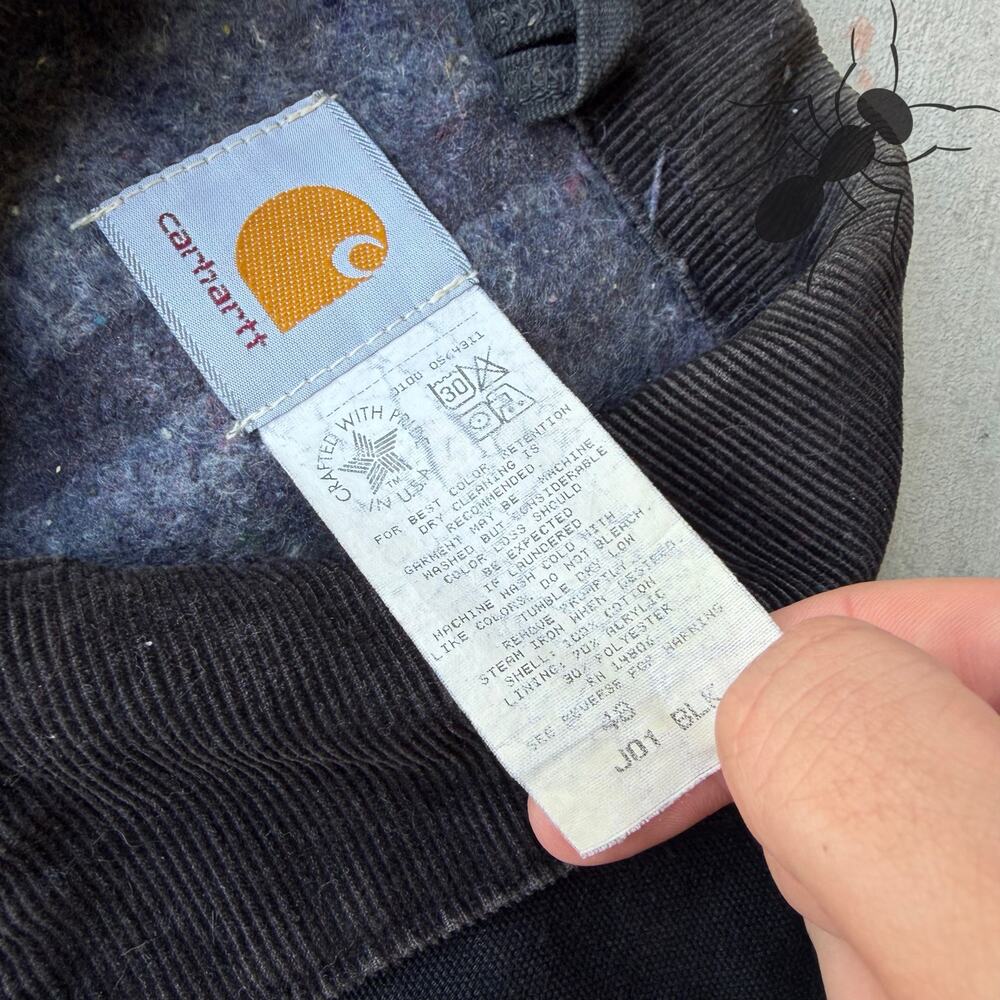 Carhartt J01 black Detroit work wear jacket - Picture 6 of 8
